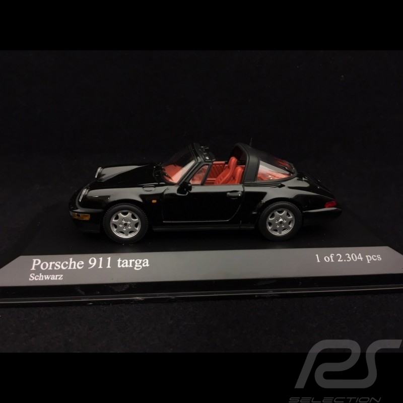Porsche 911 type 964 Targa noire 1990 1/43 Minichamps 400061360