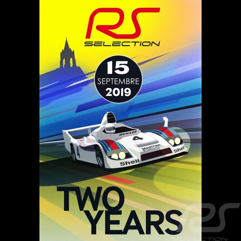 Affiche originale Selection RS 2ème anniversaire du showroom Poster Plakat
