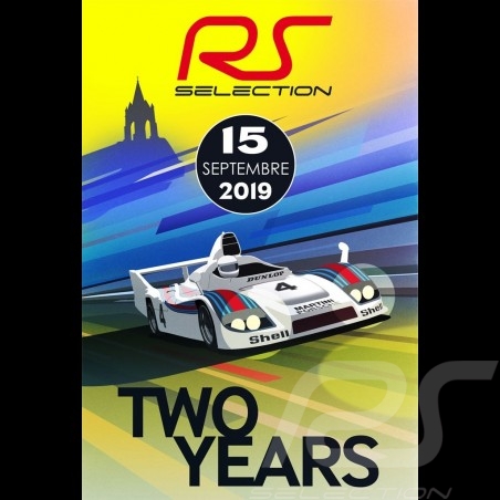 Affiche originale Selection RS 2ème anniversaire du showroom Poster Plakat
