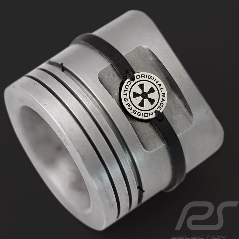 Fuchs Bracelet Cult & Passion Black leather Metal medallion