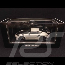 Porsche 911 type 991 GT2 RS 2018 Chalk grey / Carbon / Black rims 1/43 Minichamps 410067237