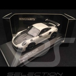 Porsche 911 typ 991 GT2 RS 2018 Kreidegrau / Kohlenstoff / Schwarze Felgen 1/43 Minichamps 410067237