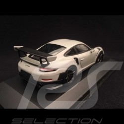 Porsche 911 type 991 GT2 RS 2018 Chalk grey / Carbon / Black rims 1/43 Minichamps 410067237