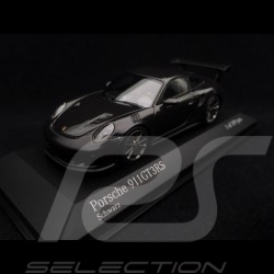 Porsche 911 GT3 RS type 991 phase II 2018 noir / jantes noires 1/43 Minichamps 410067021