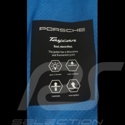 Veste coupe-vent Windbreaker Porsche Taycan Collection blanc / bleu Porsche Design WAP607LTYC unisex mixte