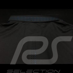 Porsche Polo shirt Taycan Collection Black / Electric blue Porsche WAP603LTYC - men