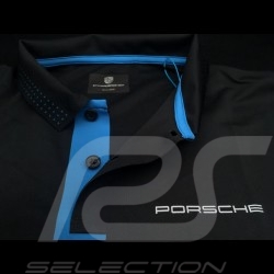 Porsche Polo shirt Taycan Collection Schwarz / Elektroblau Porsche WAP603LTYC - Herren