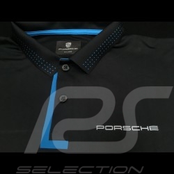 Polo Porsche Taycan Collection Mesh Noir / Bleu électrique Porsche WAP603LTYC 