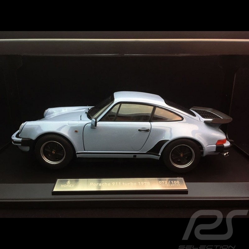 Porsche 911 Turbo 3.3 1978 Gulfblau 1/18 Norev 187578