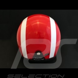 Casque de course vintage trois rayures