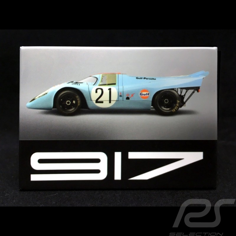 Plaque aimantée Magnet Porsche 917 Gulf n° 21 24h Le Mans 1970 MAP01553319