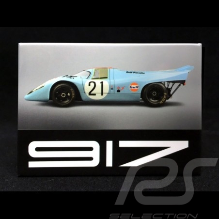 Plaque aimantée Magnet Porsche 917 Gulf n° 21 24h Le Mans 1970 MAP01553319