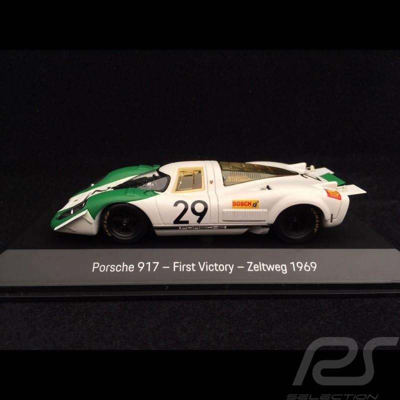 Porsche 917 n° 29 Première Victoire Porsche Zeltweg 1969 1/43 Spark MAP02043119 First Porsche Victory Erster Porsche-Sieg 