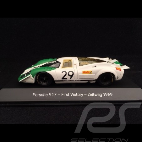 Porsche 917 n° 29 Première Victoire Porsche Zeltweg 1969 1/43 Spark MAP02043119 First Porsche Victory Erster Porsche-Sieg 