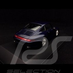 Porsche 911 type 993 Carrera S 1997 zenith blue metallic 1/43 Spark MAP02003717