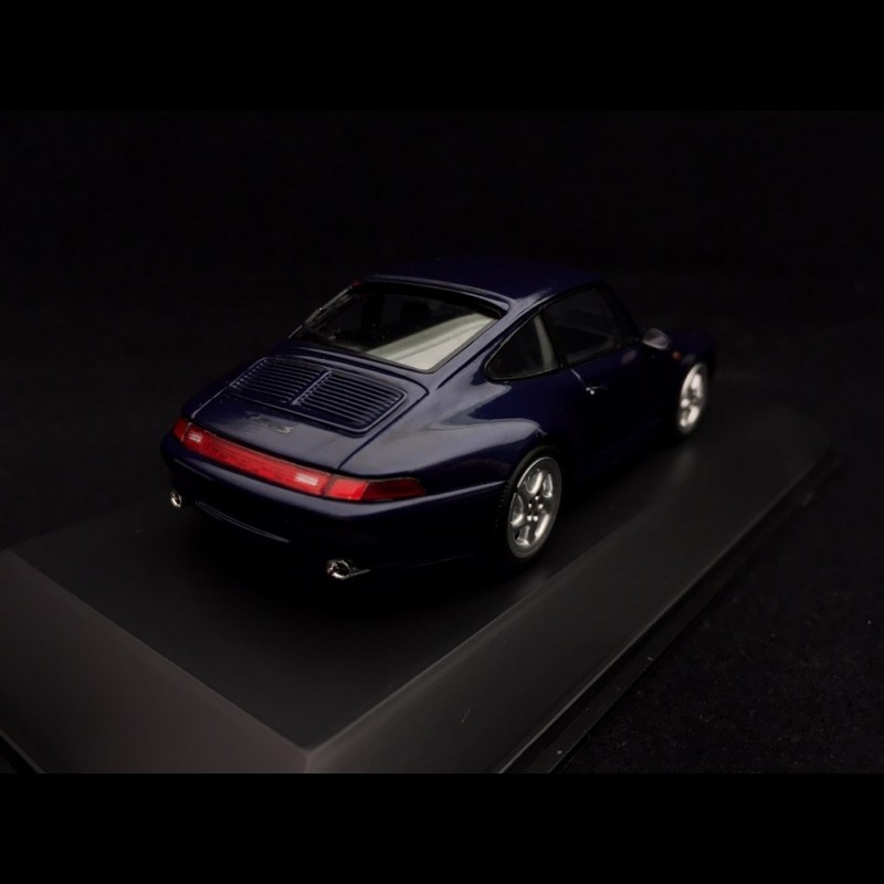 Miniature Voiture 1:43 Spark - Porsche 911 993 Carrera S Coupé - Bleu Métallisé Zenith - MAP Muse