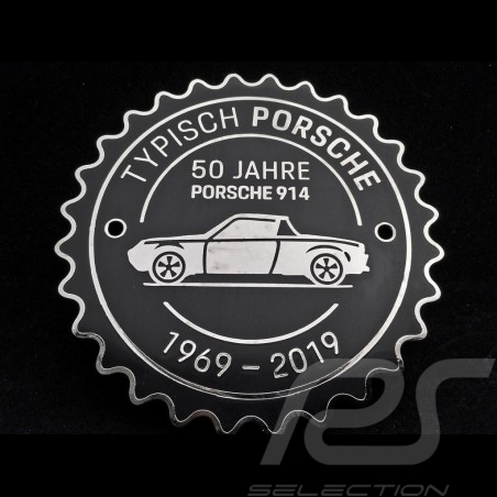 Badge de grille Porsche 914 50 ans 1969 - 2019 Noir Porsche Design MAP04515819 grill badge grillbadge black schwarz