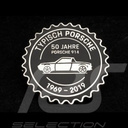 Porsche badge 914 50 years 1969 - 2019 Black Porsche Design MAP01008319