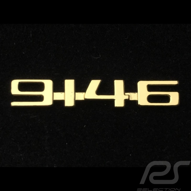 Pin Badge Button Porsche 914-6  vintage doré golden Porsche Design MAP01008119