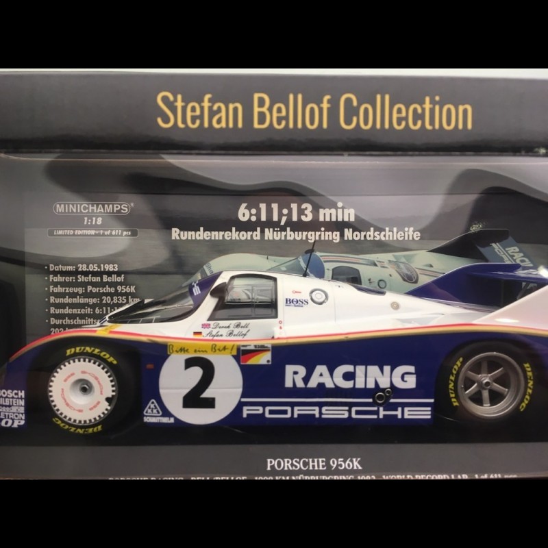 Porsche 956 K n° 2 World record lap 1000km Nürburgring 1983 1/18