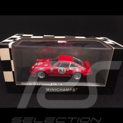 Porsche 911 Carrera RSR 2.8 n° 63 Le Mans 1973 Jürgen Barth signature 1/43 Minichamps 430736963