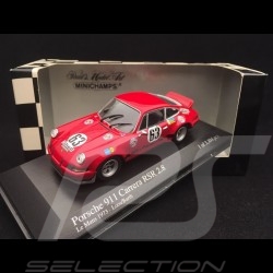 Porsche 911 Carrera RSR 2.8 n° 63 Le Mans 1973 Jürgen Barth signature 1/43 Minichamps 430736963