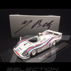 Porsche 936 /77 Spyder n° 4 Vainqueur Winner Sieger Le Mans 1977 signature Jürgen Barth 1/43 Minichamps WAP020SET13
