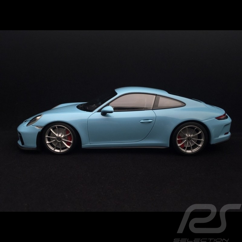 Porsche 911 type 991 GT3 Touring Phase II 2018 bleu Gulf 1/18 Minichamps 110067420