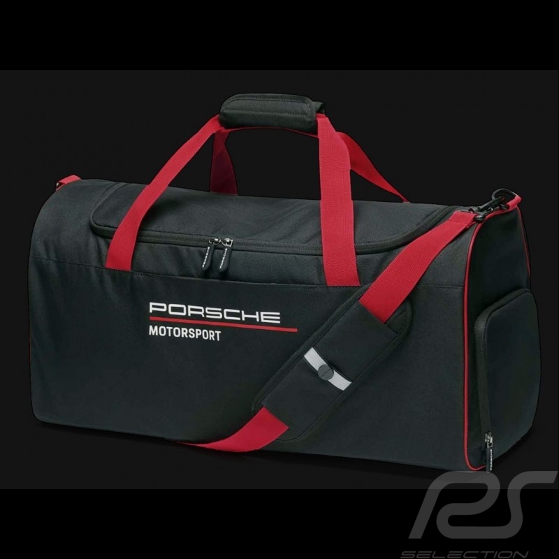 Sac de sport Porsche Motorsport 3 Collection noir / rouge Porsche WAP0350020LFMS Sports bag Sporttasche Sac de sport Porsche Motorsport 3 Collection noir / rouge Porsche WAP0350020LFMS Sports bag Sporttasche