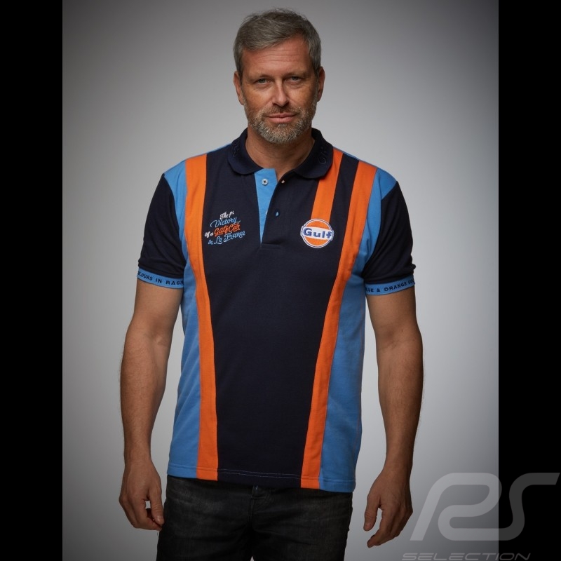 Polo Gulf victoire Le Mans bleu marine - homme