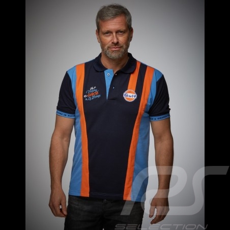 Gulf Le Mans victory Polo navy blue - men