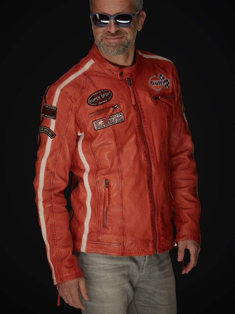 gulf leather jacket