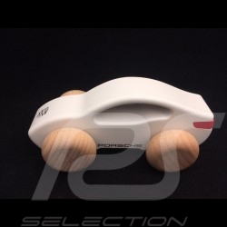 Voiture Porsche Taycan en bois wooden car Holzauto blanc WAP0406000L