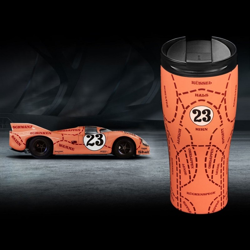 Thermo-becher Porsche 917 Pink Pig Rosa Sau n° 23 hochglanzlackiert  Porsche Design WAP0506250L917