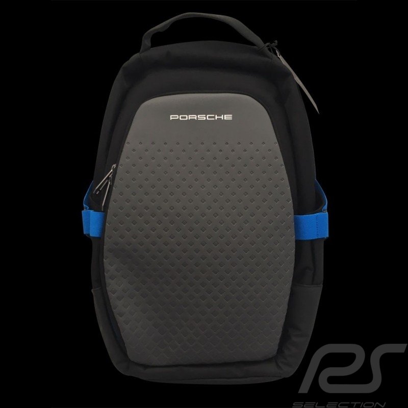 Porsche Rucksack Taycan Collection USB 13 Fächer schwarz / elektroblau WAP0356000LTYC