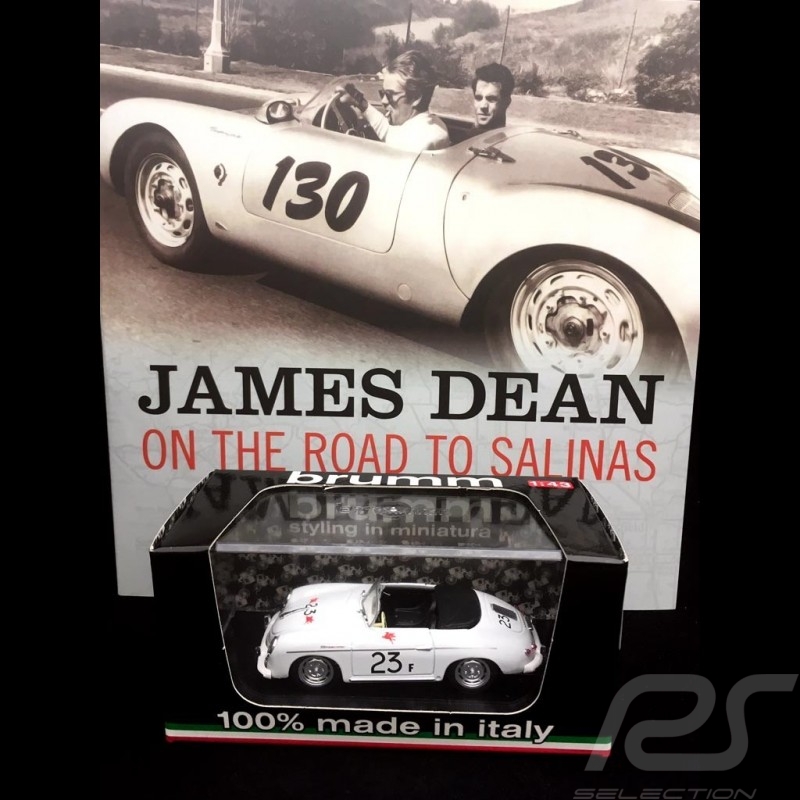 Duo Livre Book Buch James Dean - On the Road to Salinas / Porsche 356 Speedster n° 23 1/43 Brumm R117B