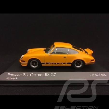 Porsche 911 Carrera RS 2.7 1972 jaune 1/43 Minichamps 400065522
