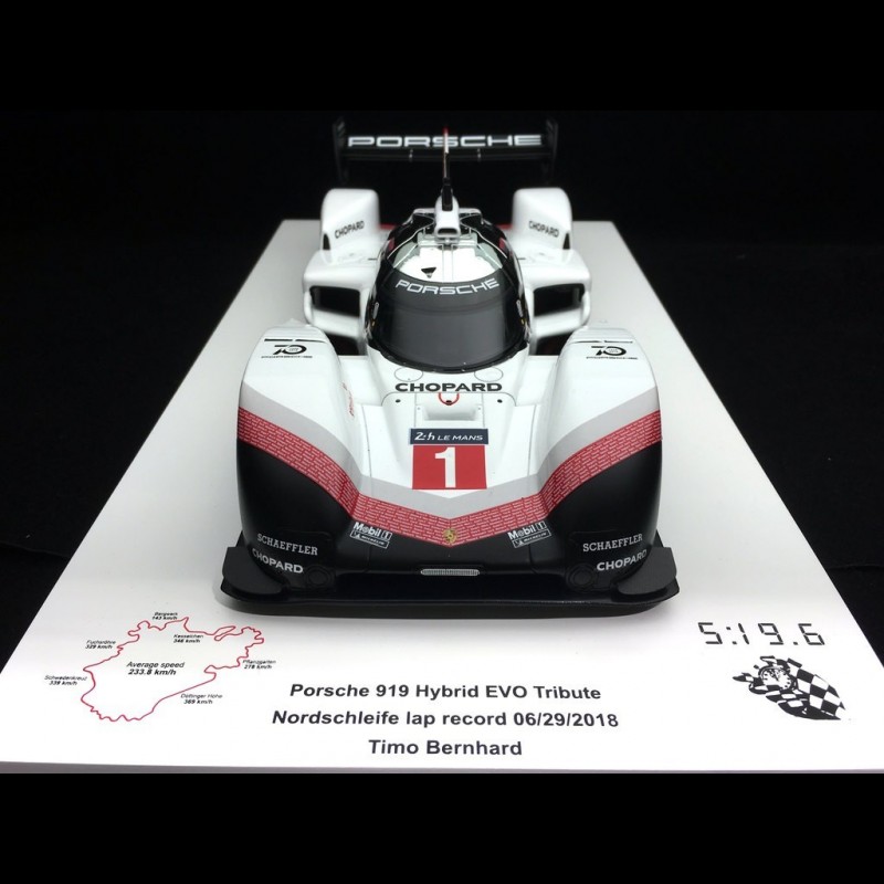 1/18 Porsche 919 Hybrid EVO Tribute No.1 24H Nürburgring