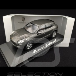 Porsche Macan S Diesel 2013 gris 1/43 Minichamps WAP0201510E