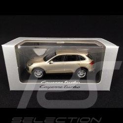 Porsche Cayenne Turbo typ 958 2015 palladium beige metallic 1/43 Minichamps WAP0200050E