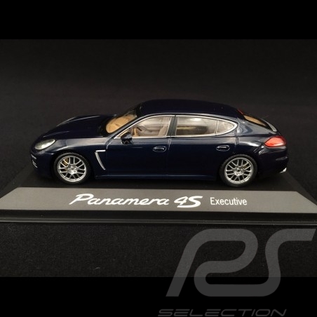 Porsche Panamera 4S Executive 2014 bleu blue blau 1/43 Minichamps WAP0204500E