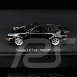 Porsche 911 type 964 Turbo Cabriolet 1993 Black 1/43 Autocult 60031