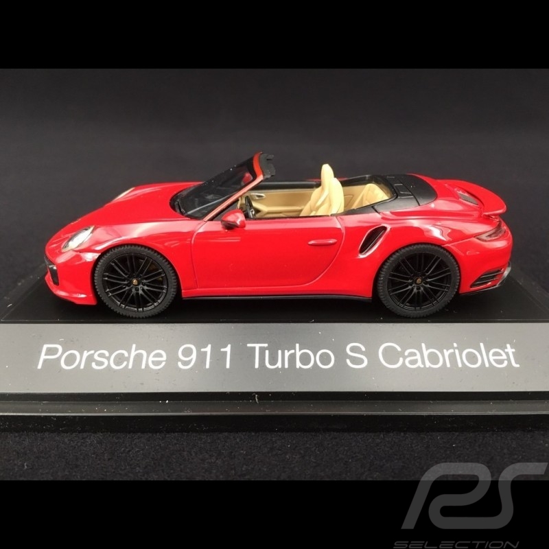 Porsche 911 type 991 phase II Turbo S Cabriolet 2016 rouge carmin 1/43 Herpa 071482 Porsche 911 type 991 phase II Turbo S Cabriolet 2016 rouge carmin 1/43 Herpa 071482