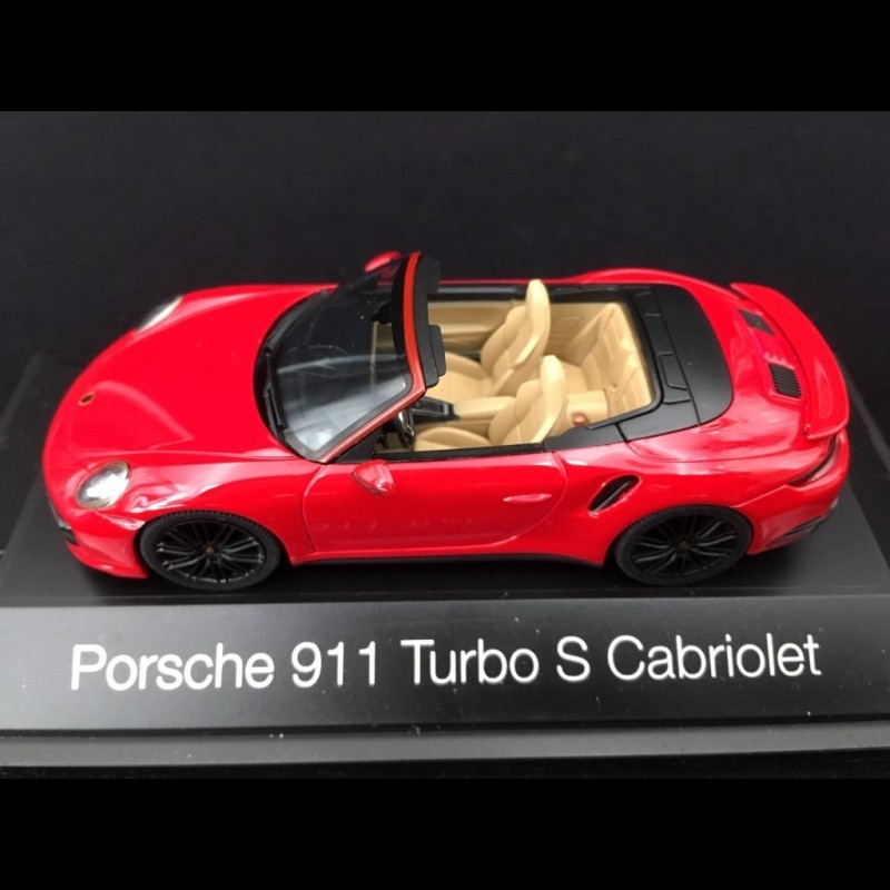 Mondo Motors 1/18 – Porsche 911 Turbo Cabriolet Rouge – LE165