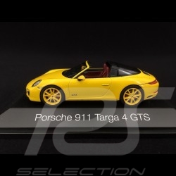 Porsche 911 type 991 phase II Targa 4 GTS 2016 racing yellow 1/43 Herpa 071499