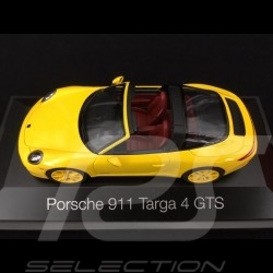 Porsche 911 type 991 phase II Targa 4 GTS 2016 racing yellow 1/43 Herpa 071499