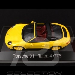 Porsche 911 type 991 phase II Targa 4 GTS 2016 racinggelb 1/43 Herpa 071499