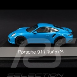 Porsche 911 type 991 phase II Turbo S 2016 Miami blau 1/43 Herpa 071475