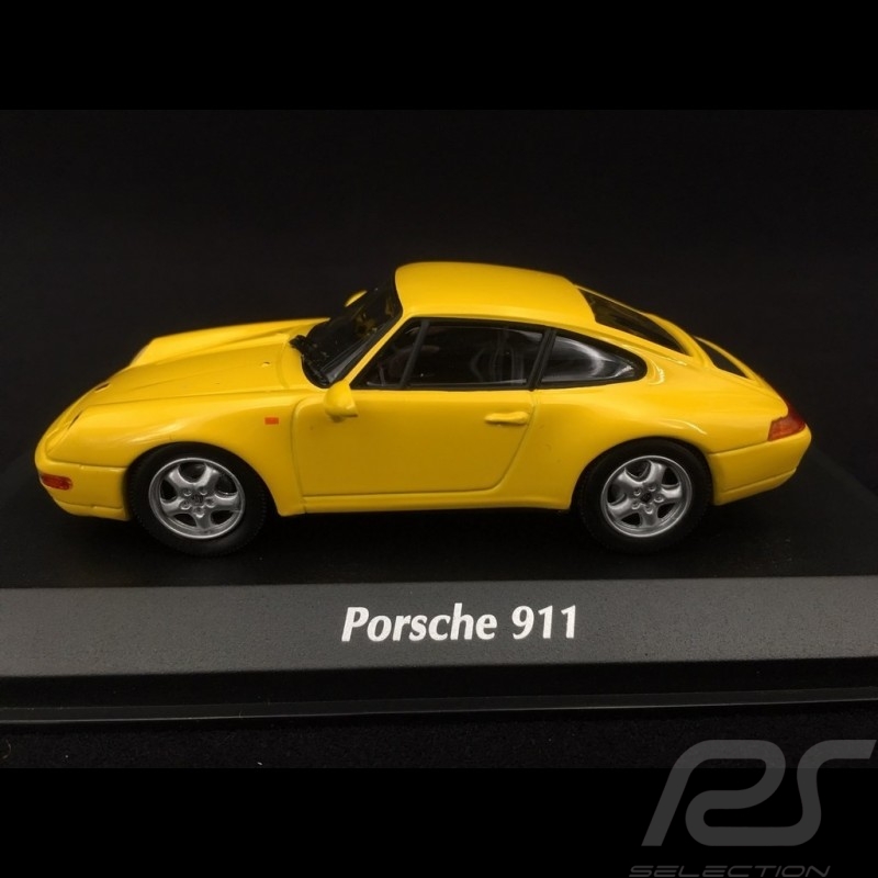 Porsche 911 type 993 1993 jaune 1/43 Minichamps 940063000