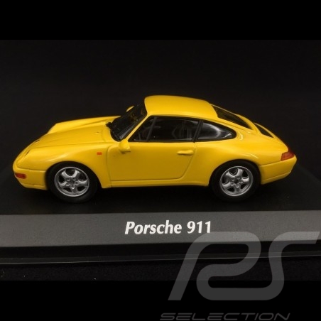 Porsche 911 typ 993 1993 gelb 1/43 Minichamps 940063000